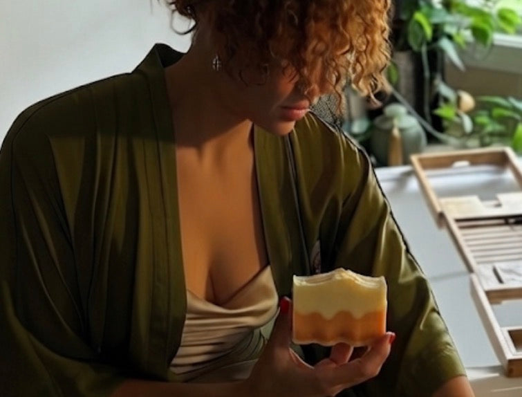 Turmeric Goat Milk Orange Peel Exfoliating Soap